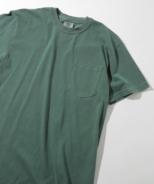 comfort colors(コンフォートカラーズ)の「【COMFORT COLORS】6.1オンスガーメントダイポケットTシャツ 半袖 CC6030 MURS(Tシャツ/カットソー・メンズ・レッド/ホワイト/スミクロ/インディゴブルー/カーキ/マスタード/ダークグリーン/ワイン/グリーン・XL/S/L/M)」の3枚目の写真