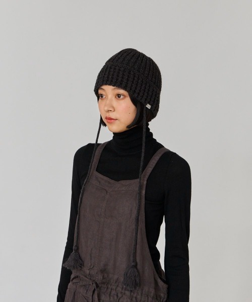 OVERRIDE(オーバーライド)の「OVERRIDE KNIT BALLOON CLOCHE HAT / オーバーライド(ハット・レディース・オレンジ/グリーン/ブラック・57~59cm)」の13枚目の写真