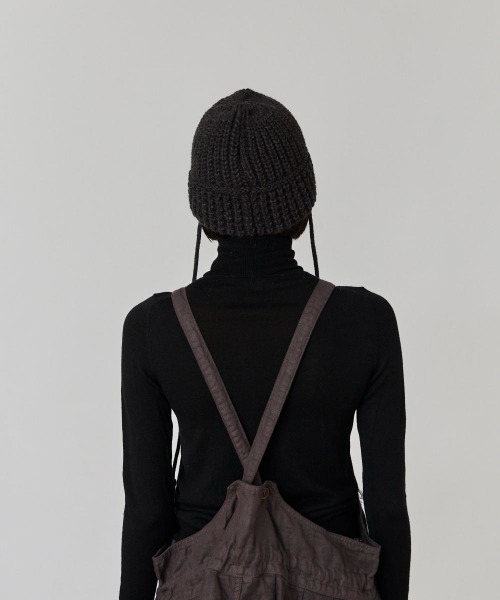 OVERRIDE(オーバーライド)の「OVERRIDE KNIT BALLOON CLOCHE HAT / オーバーライド(ハット・レディース・オレンジ/グリーン/ブラック・57~59cm)」の4枚目の写真