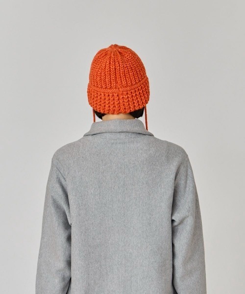 OVERRIDE(オーバーライド)の「OVERRIDE KNIT BALLOON CLOCHE HAT / オーバーライド(ハット・レディース・オレンジ/グリーン/ブラック・57~59cm)」の7枚目の写真