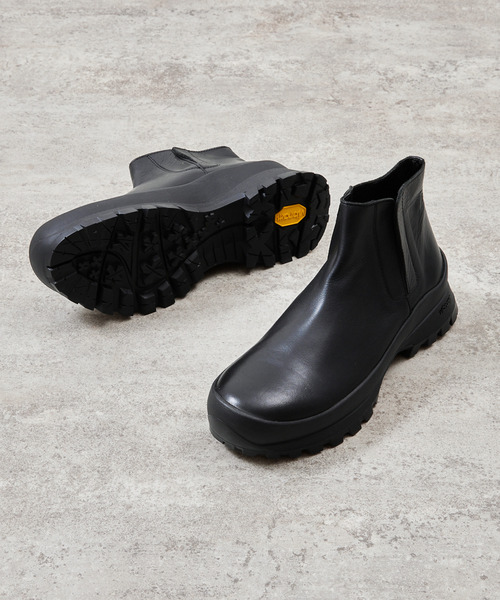 And A（アンドエー）の「PADRONE パドローネ / INNER GORE BOOTS with 884C Vibram ビブラムソールインナーゴアレザーブーツ / PU8840-1101（ブーツ・メンズ・ブラック・40/41/42）」の5枚目の写真