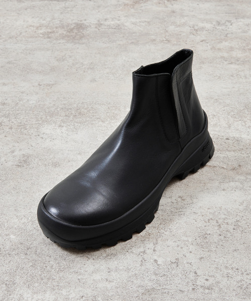 And A（アンドエー）の「PADRONE パドローネ / INNER GORE BOOTS with 884C Vibram ビブラムソールインナーゴアレザーブーツ / PU8840-1101（ブーツ・メンズ・ブラック・40/41/42）」の6枚目の写真