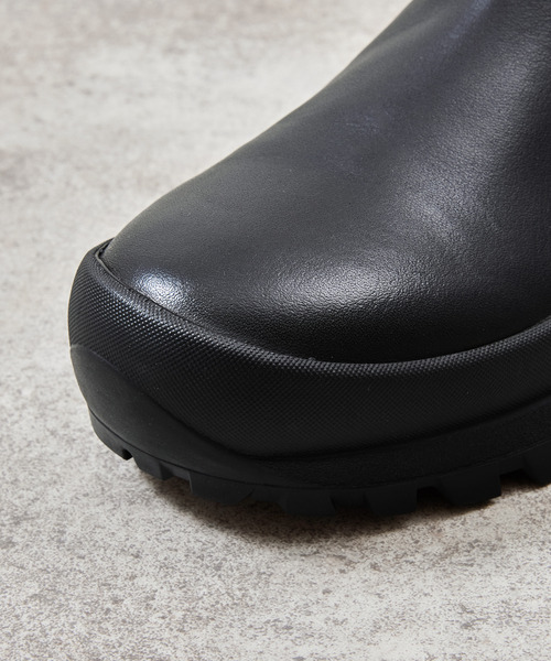 And A（アンドエー）の「PADRONE パドローネ / INNER GORE BOOTS with 884C Vibram ビブラムソールインナーゴアレザーブーツ / PU8840-1101（ブーツ・メンズ・ブラック・40/41/42）」の7枚目の写真