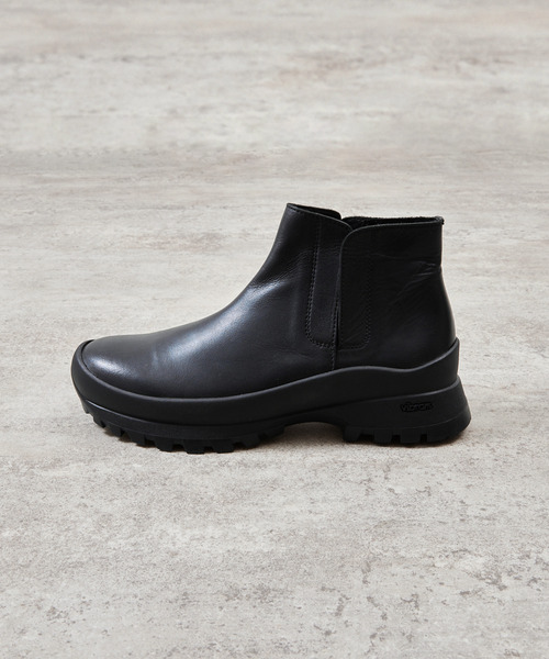 And A（アンドエー）の「PADRONE パドローネ / INNER GORE BOOTS with 884C Vibram ビブラムソールインナーゴアレザーブーツ / PU8840-1101（ブーツ・メンズ・ブラック・40/41/42）」の9枚目の写真