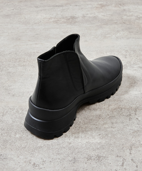 And A（アンドエー）の「PADRONE パドローネ / INNER GORE BOOTS with 884C Vibram ビブラムソールインナーゴアレザーブーツ / PU8840-1101（ブーツ・メンズ・ブラック・40/41/42）」の12枚目の写真