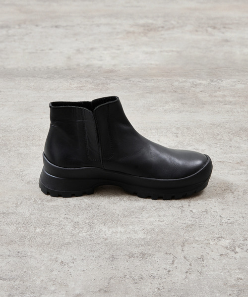 And A（アンドエー）の「PADRONE パドローネ / INNER GORE BOOTS with 884C Vibram ビブラムソールインナーゴアレザーブーツ / PU8840-1101（ブーツ・メンズ・ブラック・40/41/42）」の13枚目の写真