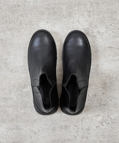 And A（アンドエー）の「PADRONE パドローネ / INNER GORE BOOTS with 884C Vibram ビブラムソールインナーゴアレザーブーツ / PU8840-1101（ブーツ・メンズ・ブラック・40/41/42）」の15枚目の写真