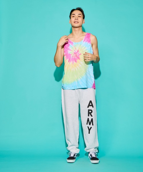 TIE DYE - TANK TOP“SUN BLEACH SPIRAL” / タイダイ - タンク