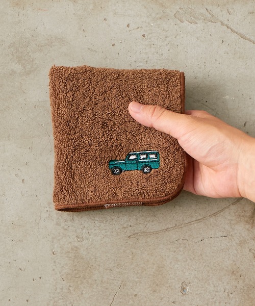 BIRTHDAY BAR（バースデイバー）の「刺繍タオルハンカチ VAN・COUPE（ハンカチ/ハンドタオル・レディース・グレー/ブラウン・フリー）」の6枚目の写真