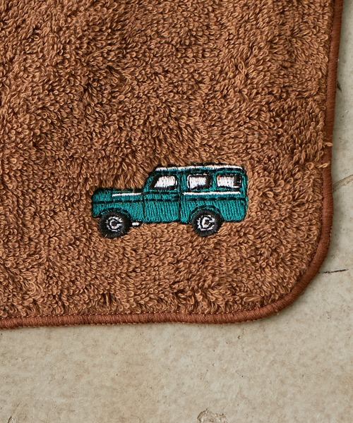 BIRTHDAY BAR（バースデイバー）の「刺繍タオルハンカチ VAN・COUPE（ハンカチ/ハンドタオル・レディース・グレー/ブラウン・フリー）」の9枚目の写真