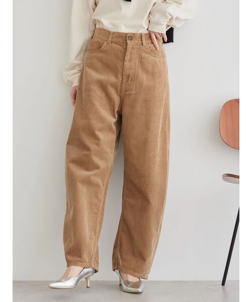 AMERICAN HOLIC(アメリカンホリック)の「コーデュロイコクーンパンツ(その他パンツ・レディース・キャメル/カーキ/アイボリー・S/M/L)」の18枚目の写真