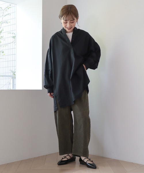 AMERICAN HOLIC(アメリカンホリック)の「コーデュロイコクーンパンツ(その他パンツ・レディース・キャメル/カーキ/アイボリー・S/M/L)」の7枚目の写真