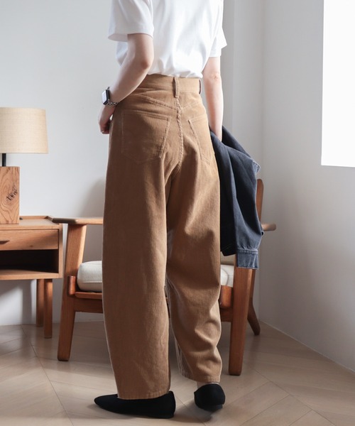 AMERICAN HOLIC(アメリカンホリック)の「コーデュロイコクーンパンツ(その他パンツ・レディース・キャメル/カーキ/アイボリー・S/M/L)」の10枚目の写真