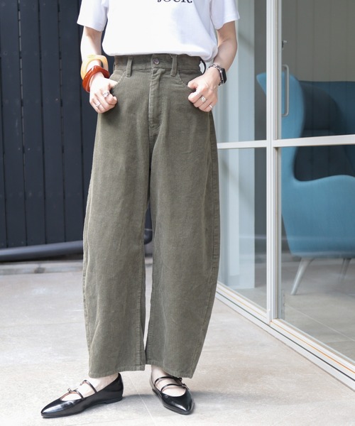 AMERICAN HOLIC(アメリカンホリック)の「コーデュロイコクーンパンツ(その他パンツ・レディース・キャメル/カーキ/アイボリー・S/M/L)」の16枚目の写真