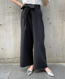PICCIN | ウエストリボンワイドパンツ(その他パンツ)