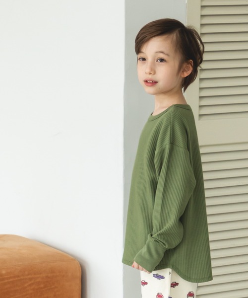 pairmanon（ペアマノン）の「アソート 長袖 ワッフル Tシャツ（Tシャツ/カットソー・キッズ・その他/グレー系その他2/グリーン系その他2/パープル系その他/ブラック系その他6/ダークブルー/ベージュ系その他/カーキ/グリーン系その他/グレー系その他/ライトベージュ/ブラウン系その他2/ブラウン系その他/ブルー系その他/アイボリー/ピンク/ブラック/グリーン系その他3/ブラック系その他2/ブルー系その他4・150/100/90/130/120/110/140）」の12枚目の写真