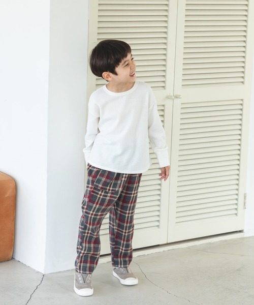 pairmanon（ペアマノン）の「アソート 長袖 ワッフル Tシャツ（Tシャツ/カットソー・キッズ・その他/グレー系その他2/グリーン系その他2/パープル系その他/ブラック系その他6/ダークブルー/ベージュ系その他/カーキ/グリーン系その他/グレー系その他/ライトベージュ/ブラウン系その他2/ブラウン系その他/ブルー系その他/アイボリー/ピンク/ブラック/グリーン系その他3/ブラック系その他2/ブルー系その他4・150/100/90/130/120/110/140）」の22枚目の写真