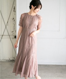 タグ付きMISCH MASCHミッシュマッシュ　ドレス　結婚式ドレス MISCH MASCH ドレス レース切替ワンピース「結婚式/オケージョン