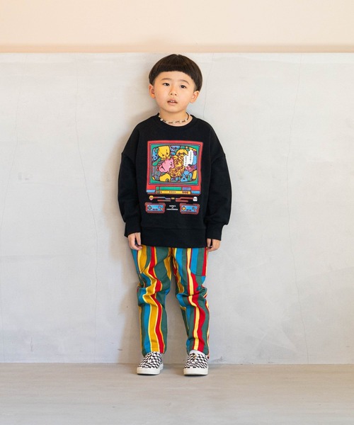 MARKEY'S（マーキーズ）の「【原田ちあき×MARKEY'S】別注トレーナー（80～150cm）（スウェット・キッズ・オフホワイト/ブラック・150/80/130/140/90/100/110/120）」の11枚目の写真