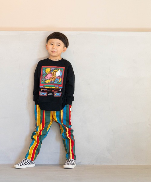 MARKEY'S（マーキーズ）の「【原田ちあき×MARKEY'S】別注トレーナー（80～150cm）（スウェット・キッズ・オフホワイト/ブラック・150/80/130/140/90/100/110/120）」の13枚目の写真