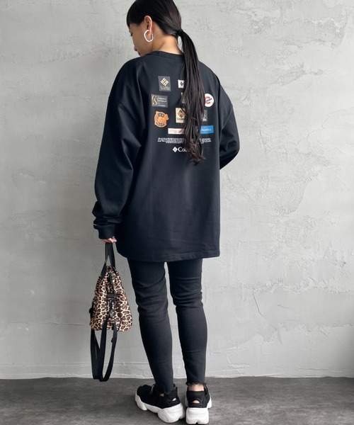 Columbia（コロンビア）の「【WEB限定】[Columbia/コロンビア] アーカイブグラフィック バックプリントTシャツ（Tシャツ/カットソー・レディース・ブラック/ホワイト・L/M）」の19枚目の写真