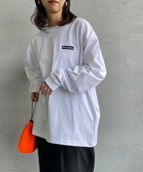 Columbia（コロンビア）の「【WEB限定】[Columbia/コロンビア] アーカイブグラフィック バックプリントTシャツ（Tシャツ/カットソー・レディース・ブラック/ホワイト・L/M）」の5枚目の写真