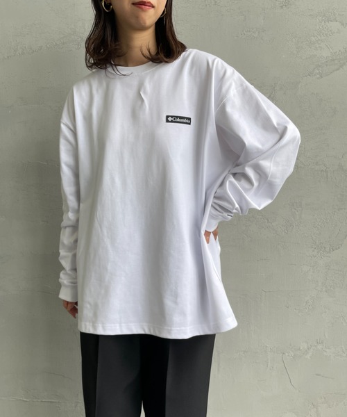Columbia（コロンビア）の「【WEB限定】[Columbia/コロンビア] アーカイブグラフィック バックプリントTシャツ（Tシャツ/カットソー・レディース・ブラック/ホワイト・L/M）」の8枚目の写真
