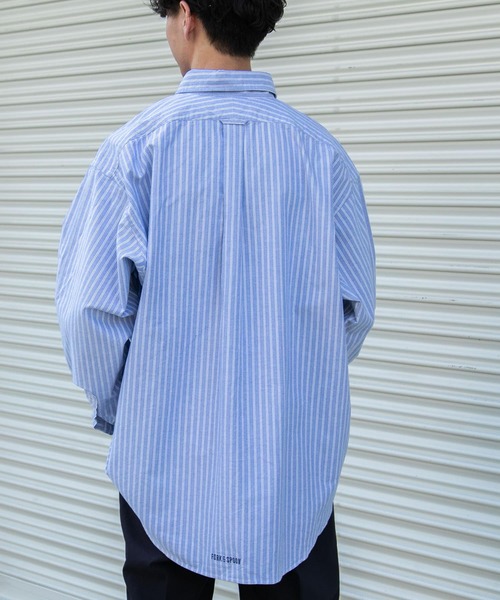 FORK&SPOON（フォークアンドスプーン）の「FORK&SPOON　オックスボタンダウンシャツ（シャツ/ブラウス・メンズ・ブラウン系その他/ブルー系その他/オフホワイト・4/5）」の18枚目の写真