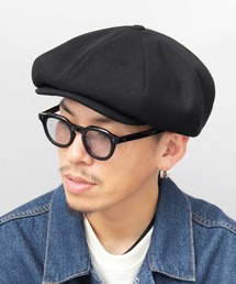 Basiquenti | ヴィンテージウール ビッグシルエット キャスケット(キャスケット)