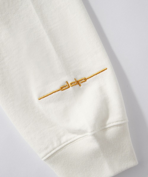 ddp（ディーディーピー）の「DDP/ディーディーピー 別注 サークルロゴ刺繍 ヘビーウェイト ビッグシルエット長袖Tシャツ（Tシャツ/カットソー・メンズ・ブラック系1/グレー系1/ブラック系2/グリーン系1/ホワイト系1/ホワイト系2・M/L）」の20枚目の写真