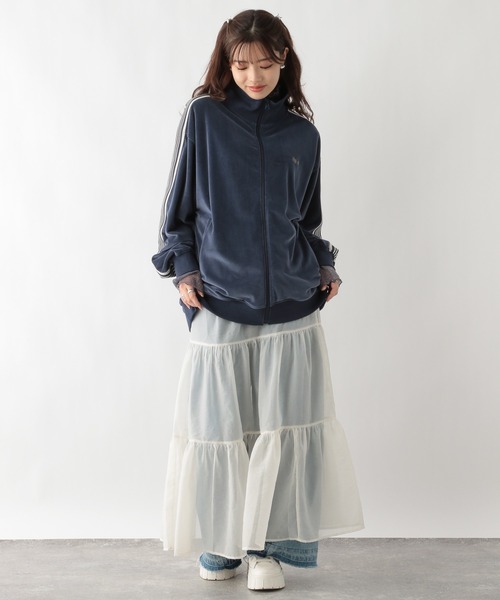 SIGNAL SPORTS（シグナルスポーツ）の「【SIGNAL SPORTS】ベロアトラックジャケット（ブルゾン・メンズ・ネイビー/ブラック/ライトブルー/ワインレッド・SMALL/MEDIUM/LARGE）」の11枚目の写真