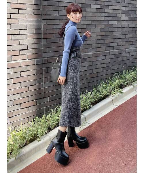 MURUA(ムルーア)の「ミニスクエアバッグ(ショルダーバッグ・レディース・ブラック・FREE)」の7枚目の写真