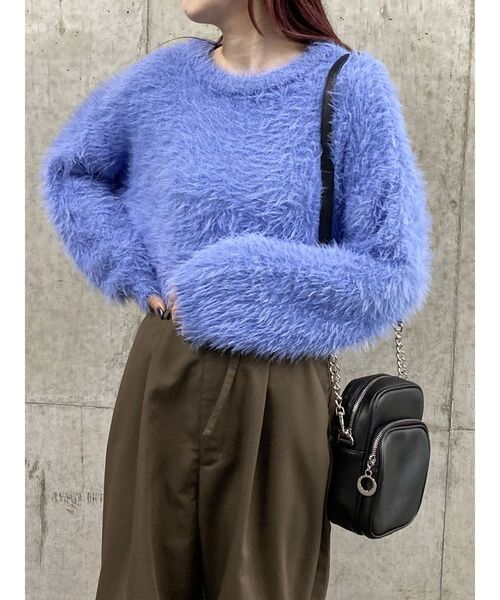 MURUA(ムルーア)の「ミニスクエアバッグ(ショルダーバッグ・レディース・ブラック・FREE)」の8枚目の写真