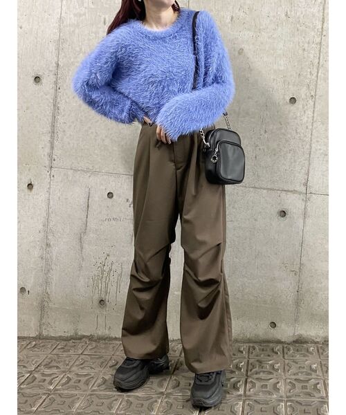 MURUA(ムルーア)の「ミニスクエアバッグ(ショルダーバッグ・レディース・ブラック・FREE)」の9枚目の写真