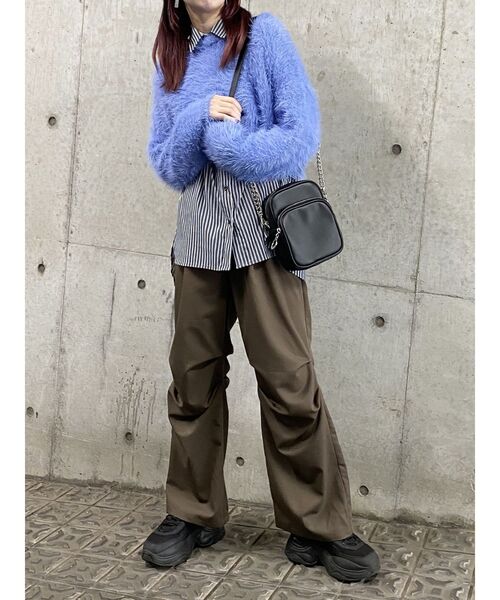 MURUA(ムルーア)の「ミニスクエアバッグ(ショルダーバッグ・レディース・ブラック・FREE)」の10枚目の写真