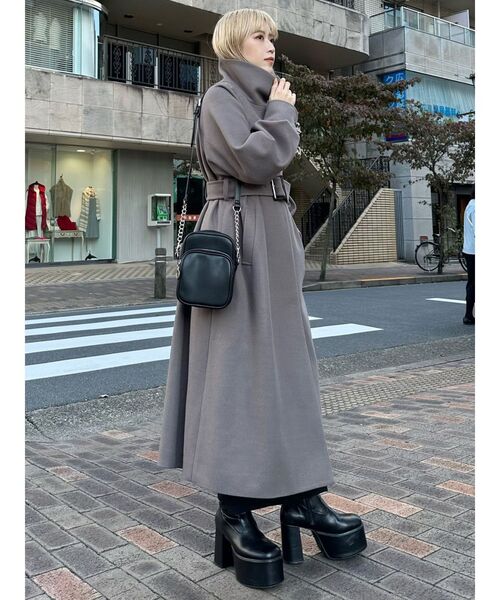 MURUA(ムルーア)の「ミニスクエアバッグ(ショルダーバッグ・レディース・ブラック・FREE)」の12枚目の写真