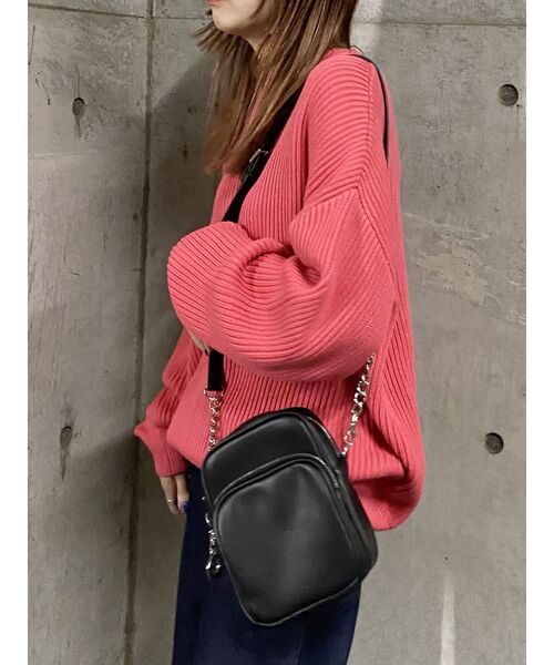 MURUA(ムルーア)の「ミニスクエアバッグ(ショルダーバッグ・レディース・ブラック・FREE)」の15枚目の写真