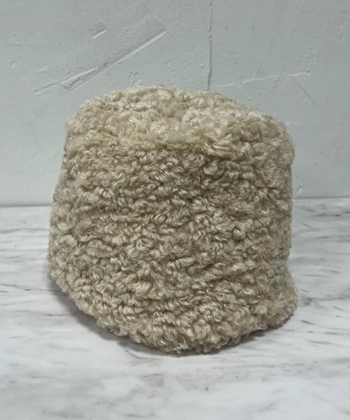 VICKY(ビッキー)の「【KOREAN ITEM】ボアバケットハット(ハット・レディース・ベージュ/ブラック・FREE)」の8枚目の写真