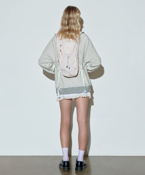 SCULPTOR（スカルプター）の「Nylon Ballerina Backpack/ナイロンバレリーナバックパック（バックパック/リュック・レディース・ピンクベージュ・FREE）」の6枚目の写真