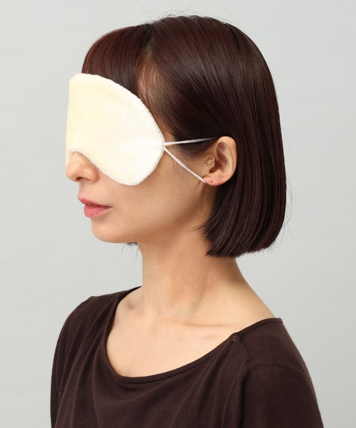 e/rm（イーアールエム）の「極暖シルクシリーズ【e/rm】シルクアイマスク（その他ルームウェア・レディース・オフホワイト・FREE）」の3枚目の写真