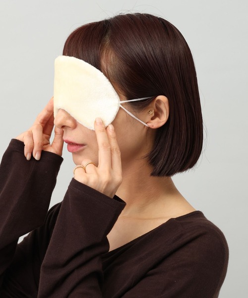 e/rm（イーアールエム）の「極暖シルクシリーズ【e/rm】シルクアイマスク（その他ルームウェア・レディース・オフホワイト・FREE）」の4枚目の写真