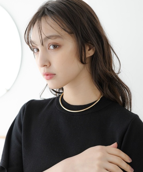 Andemiu（アンデミュウ）の「メタルネックカフ987558（ネックレス・レディース・シルバー/ゴールド・FREE）」の13枚目の写真