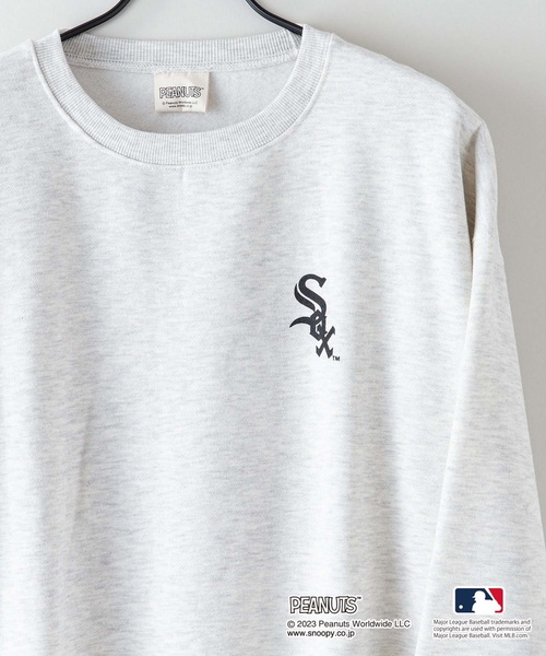 セール】【MLB ×PEANUTS】コラボ 裏起毛 クルートレーナ