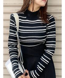 MURUA | クロップトメランジニット(ニット/セーター)