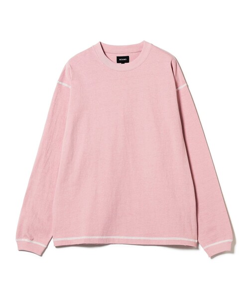 [ ] ロゴステッチクルーネックTシャツ ★大人気★ BEAMS（ビームス）の「BEAMS / ステッチ クルーネック Tシャツ