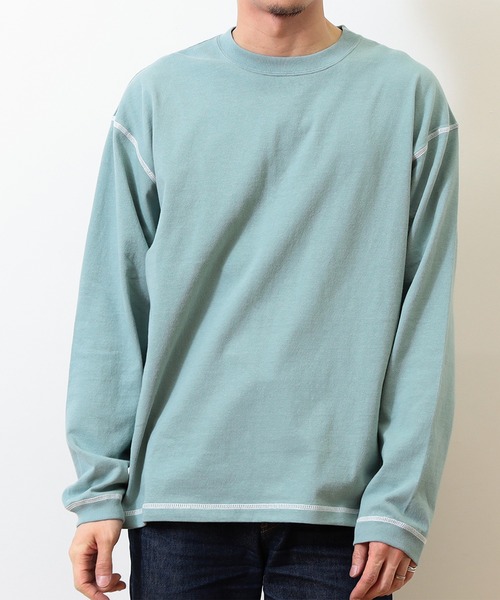 [ ] ロゴステッチクルーネックTシャツ ★大人気★ BEAMS（ビームス）の「BEAMS / ステッチ クルーネック Tシャツ