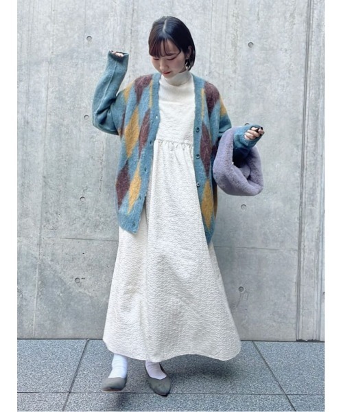 Right-on(ライトオン)の「ウール混シャギーJQDカーデ(カーディガン/ボレロ・メンズ・ブラウン/グレー/ブラック/ベージュ/チャコールグレー×ブラック・L/M/XL)」の17枚目の写真