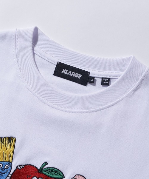 XLARGE（エクストララージ）の「PAINT LOGO S/S TEE（Tシャツ/カットソー・メンズ・ホワイト/ブラック/ネイビー・S/M/L/XL）」の5枚目の写真