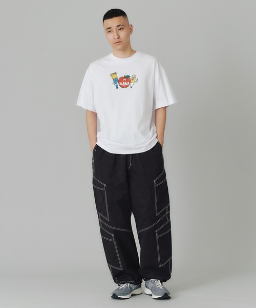 XLARGE（エクストララージ）の「PAINT LOGO S/S TEE（Tシャツ/カットソー・メンズ・ホワイト/ブラック/ネイビー・S/M/L/XL）」の12枚目の写真