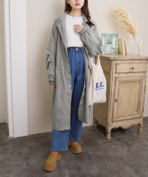 Ada.(エイダ)の「厚底 ソックスブーツ(ブーツ・レディース・ブラック/ライトブラウン・35/36/37/38/39)」の10枚目の写真